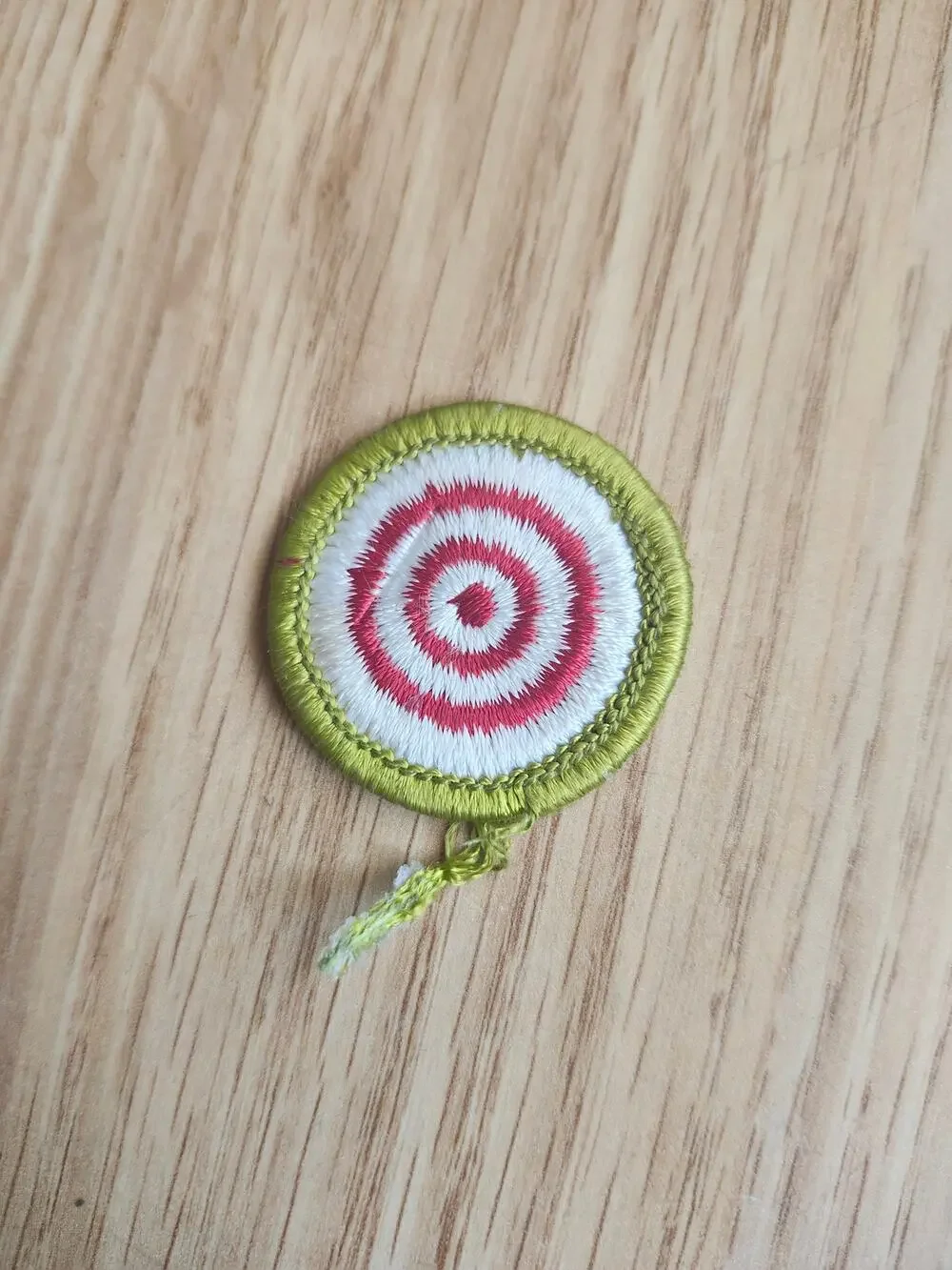 Vintage BSA Boy Scouts of America Archery Merit Badge Patch Target Bullseye